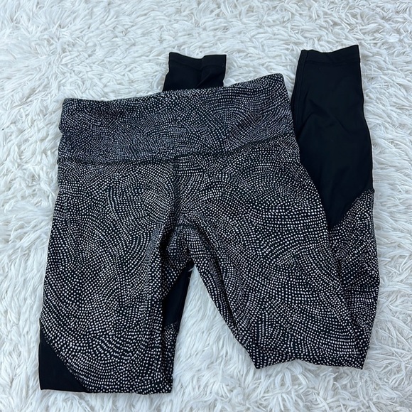 Lululemon Speed Wunder Tight *Asym Free Spirit Ice Grey Black / Black - Picture 1 of 6